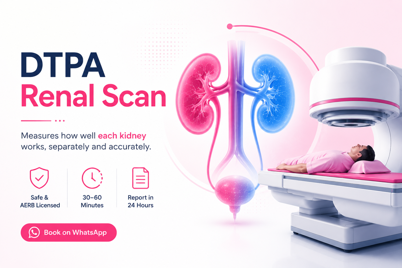 DTPA Renal Scan Cost in Delhi — From ₹3,999
