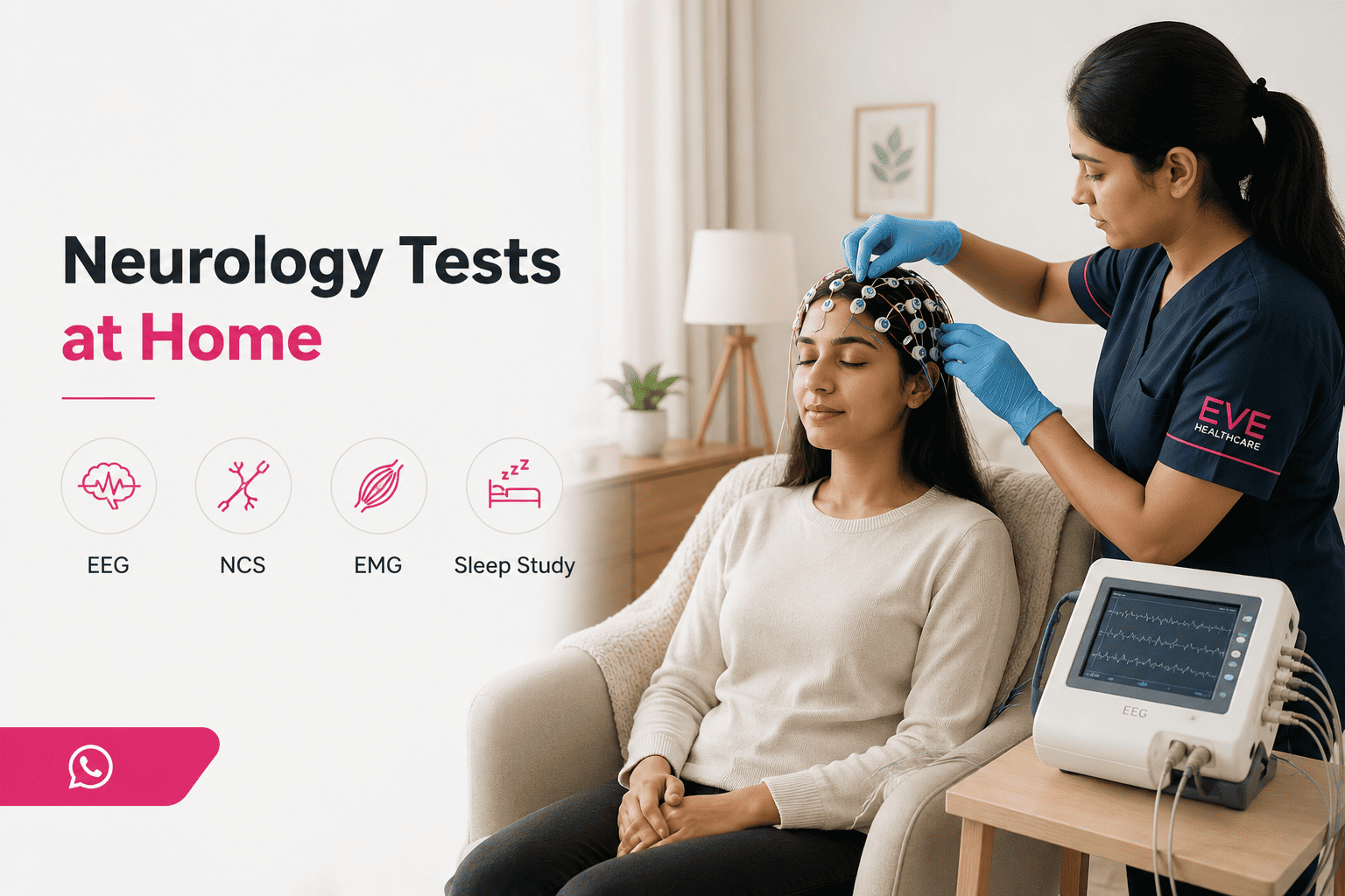 Neurology Tests at Home in Delhi NCR | EVE Healthcare